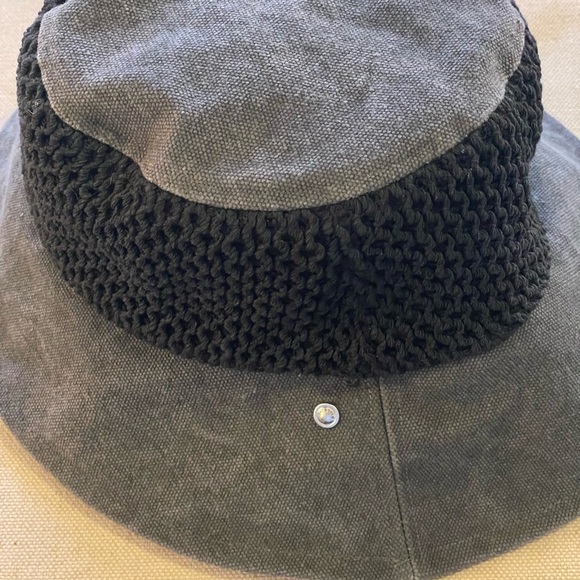 RAG & BONE Nando Mesh Bucket Hat in Black - Women’s One Size - NEW main image 7